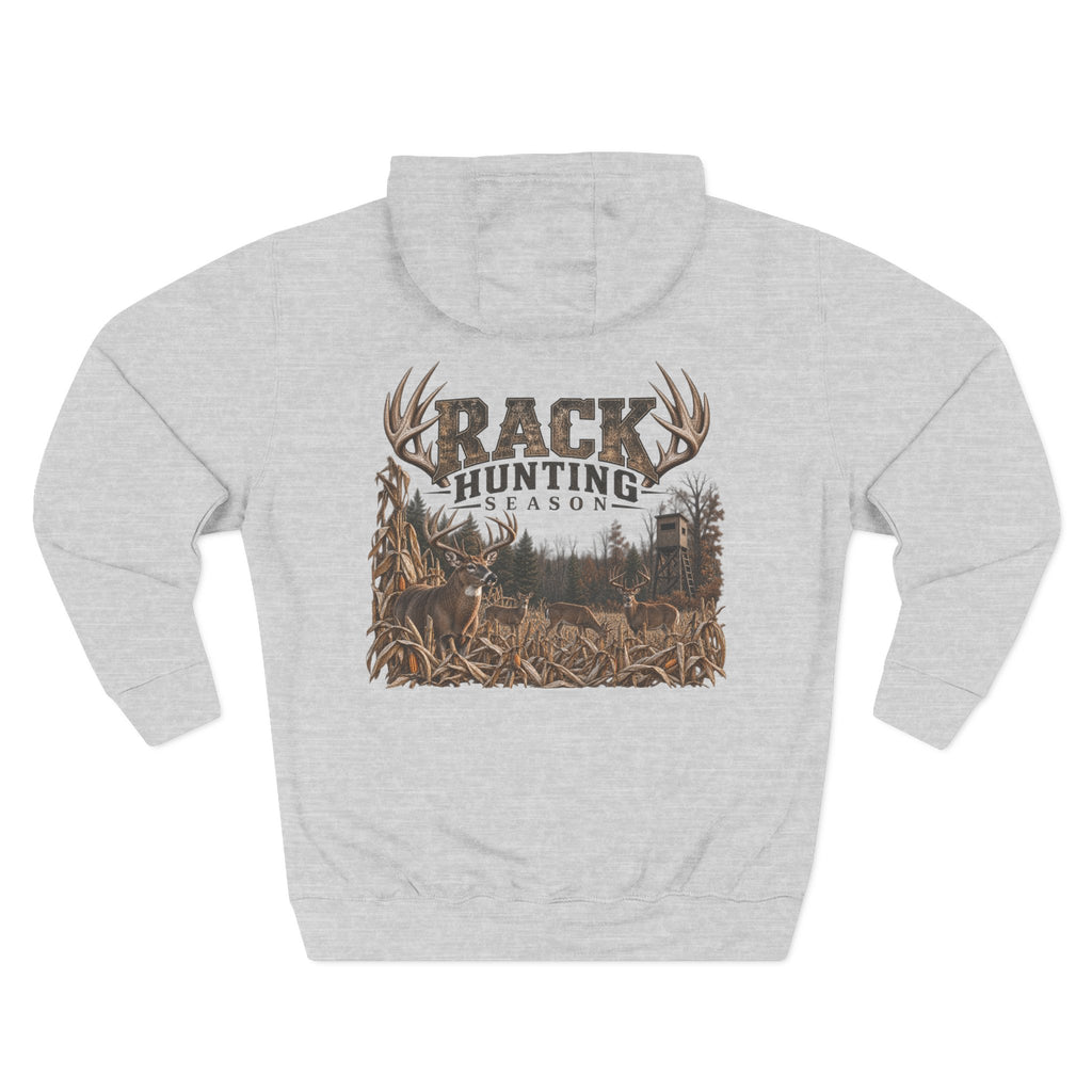 Hunting Season Hoodie – Rack Hunting Graphic Fleece Pullover