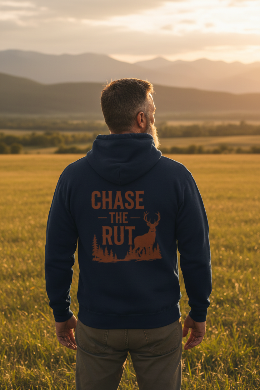 "Chase the Rut" | Rack & Ridge Hoodie