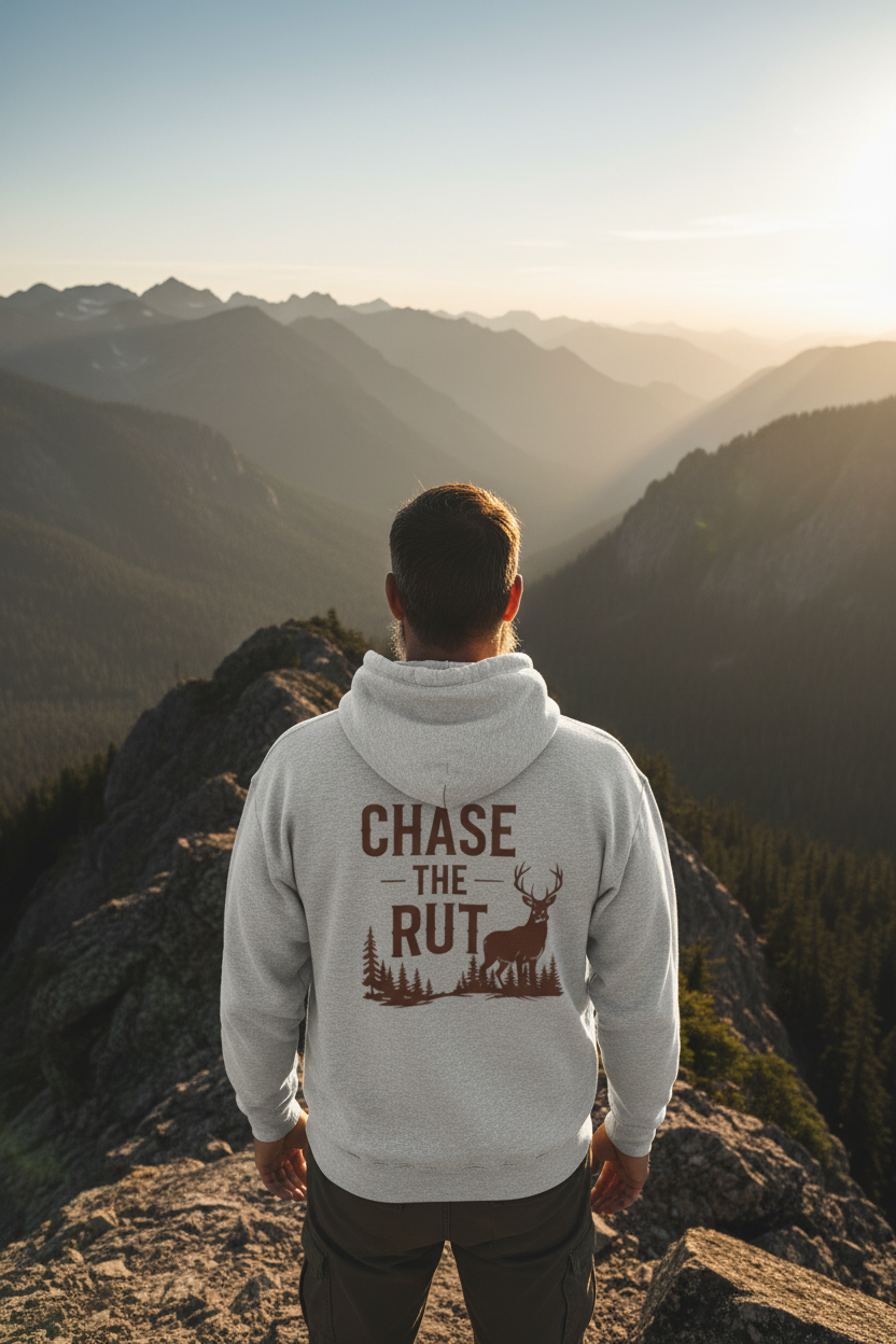 "Chase the Rut" | Rack & Ridge Hoodie