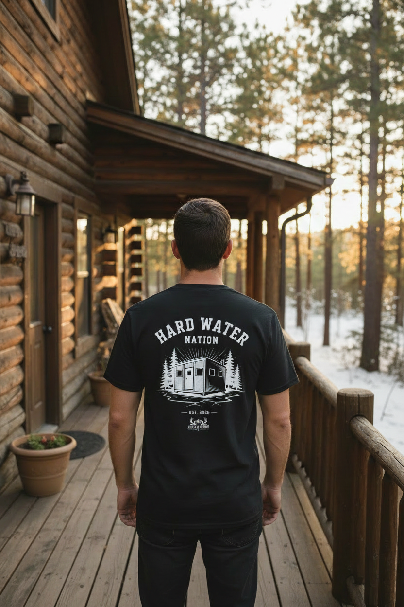 "Hard Water Nation" | Rack & Ridge T-Shirt