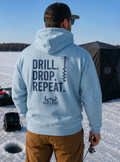 Drill. Drop. Repeat. | Rack & Ridge Hoodie