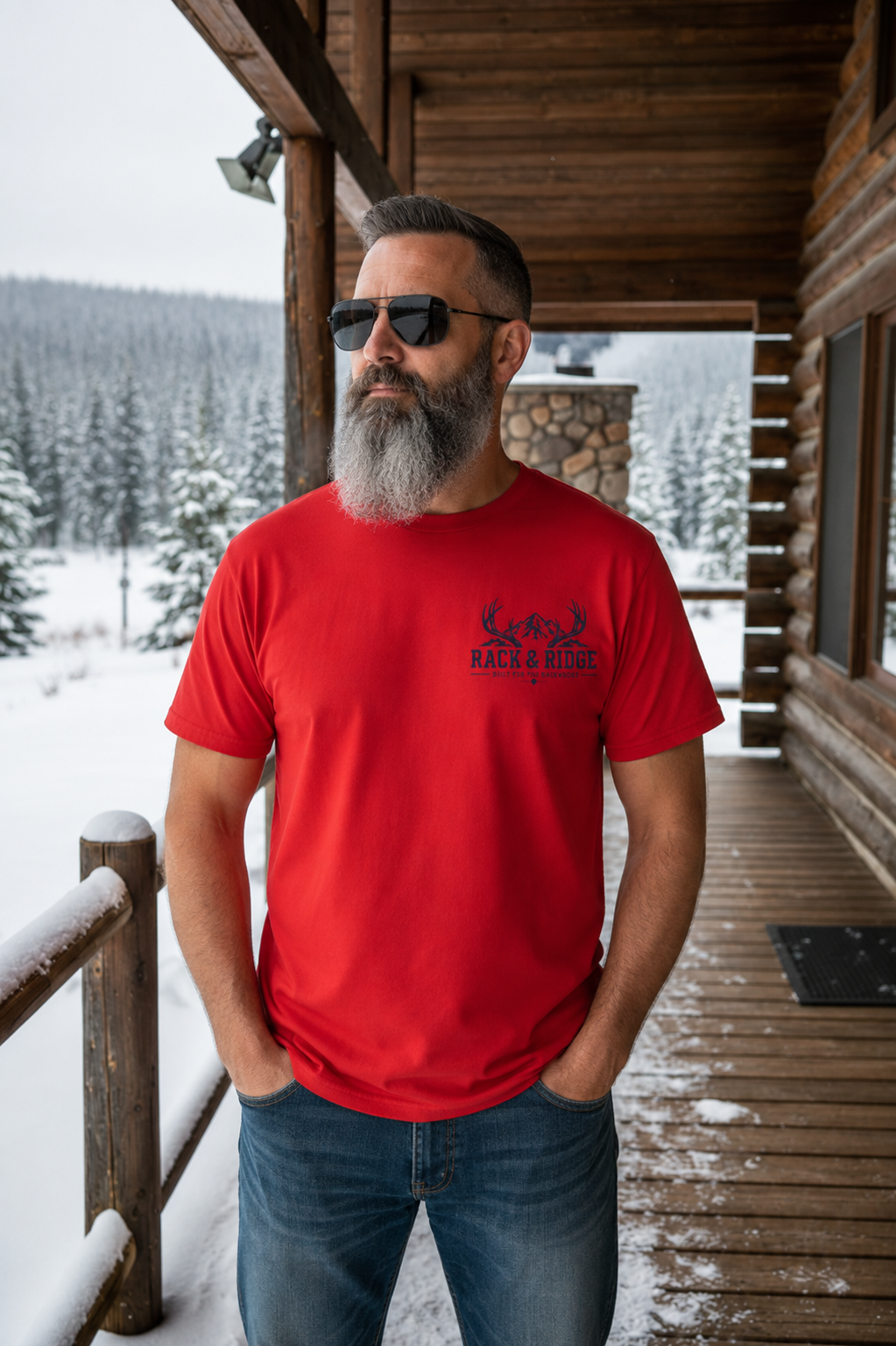 Cold Beer. Warm Shack. | Rack & Ridge T-Shirt