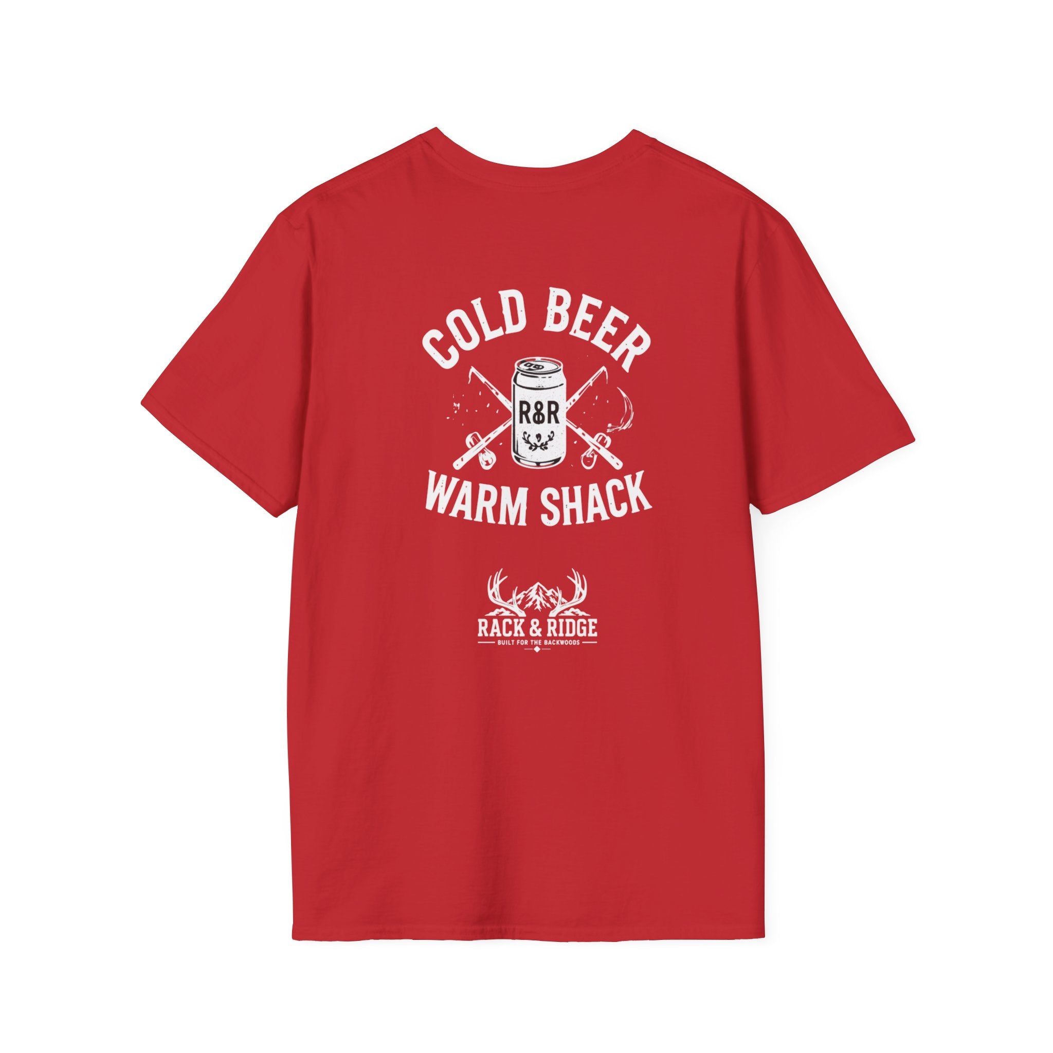 Cold Beer. Warm Shack.| Rack & Ridge T-Shirt