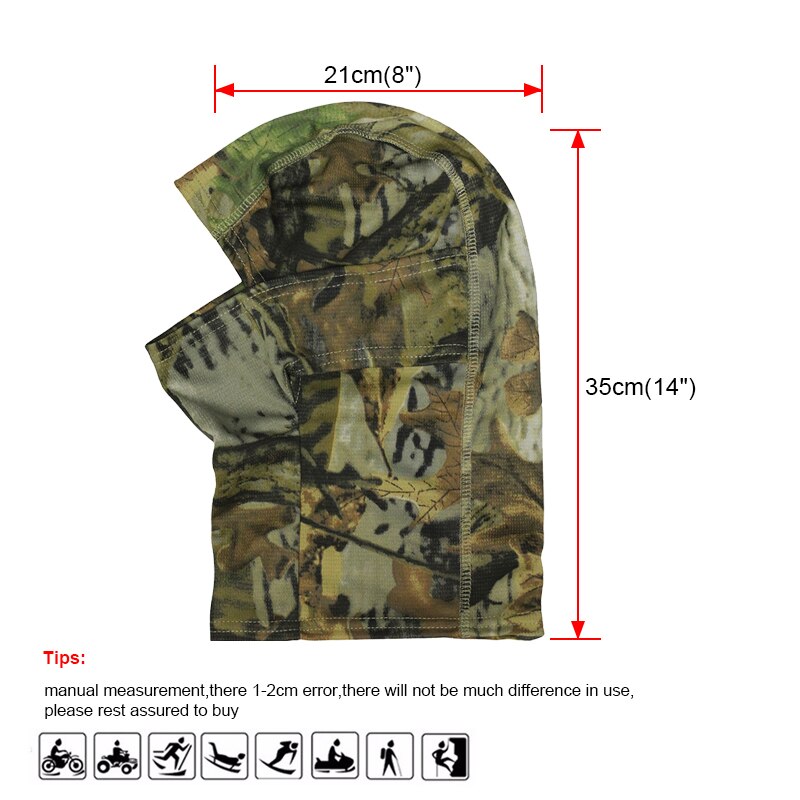 Men's Camo Tactical Balaclava – Full Face Mask for Hunting, Cycling & Airsoft