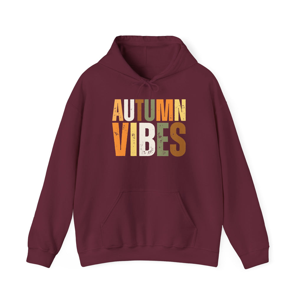 Hoodie — "Autumn Vibes" Cozy Fall Graphic Hoodie
