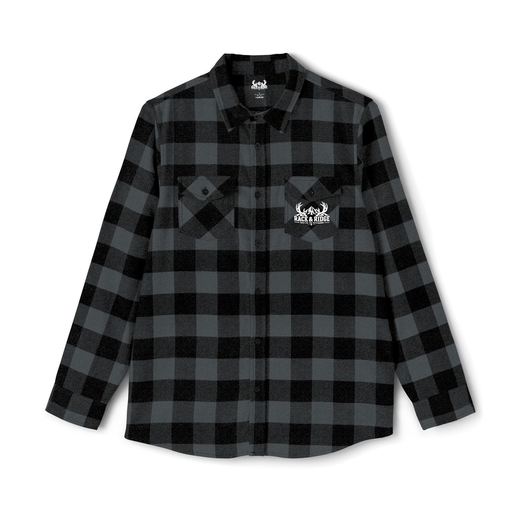 Rack & Ridge Buffalo Plaid Logo Flannel
