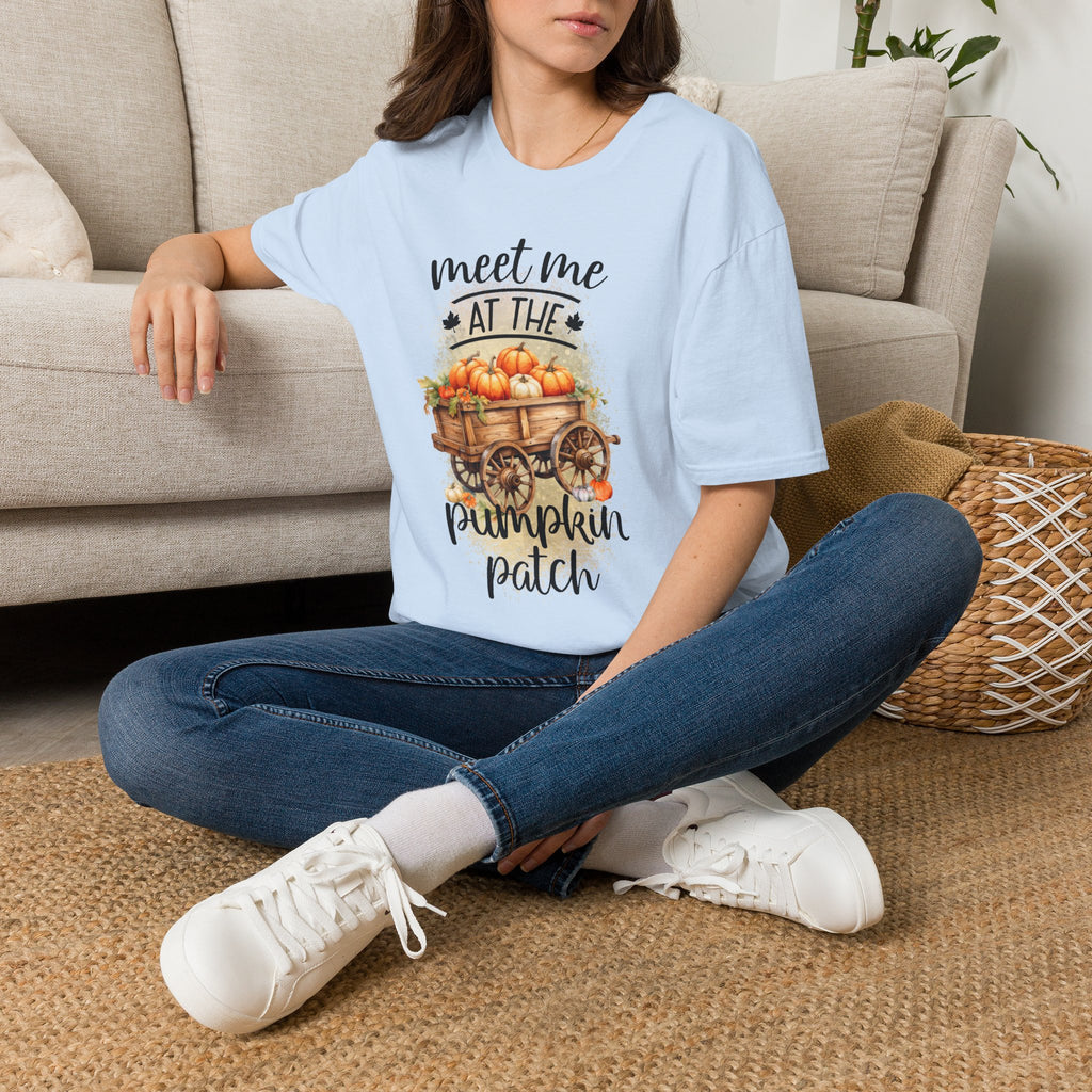 Pumpkin Patch T-Shirt — "Meet Me at the Pumpkin Patch" Fall Graphic Tee