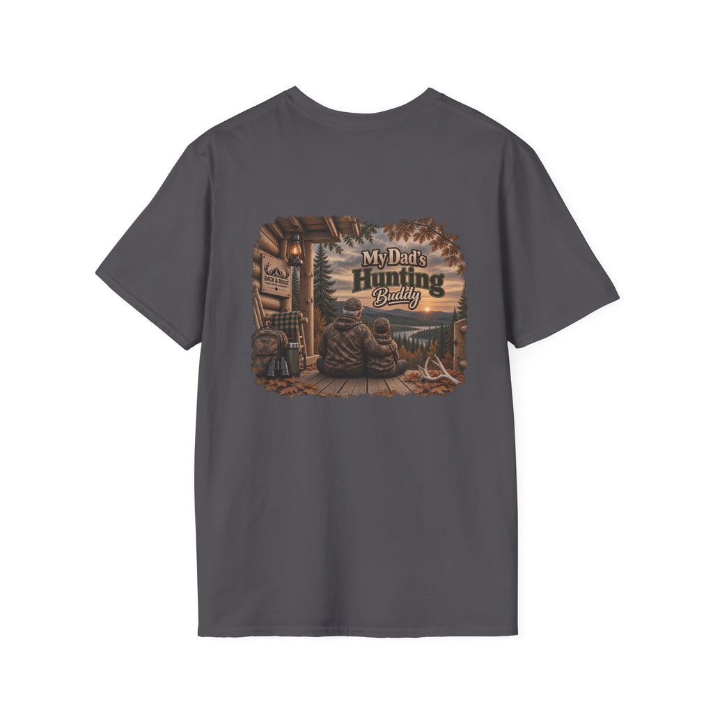 Rack & Ridge Deer Antler Logo T-Shirt — Hunting Outdoors Tee