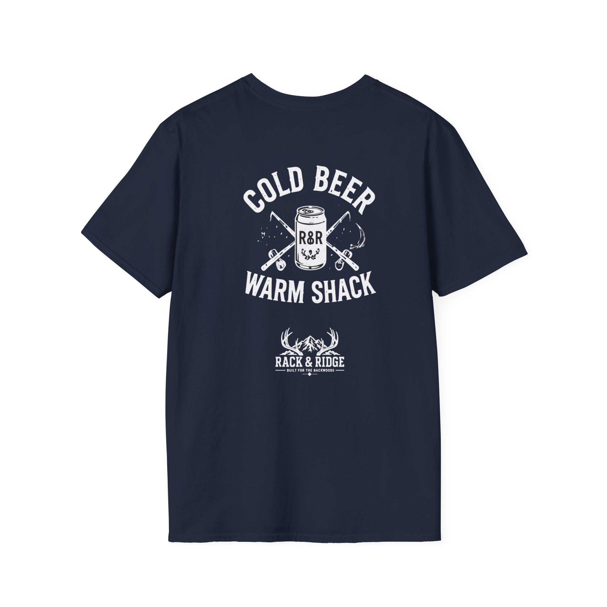Cold Beer. Warm Shack.| Rack & Ridge T-Shirt