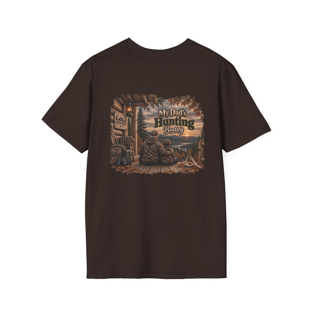 Rack & Ridge Deer Antler Logo T-Shirt — Hunting Outdoors Tee