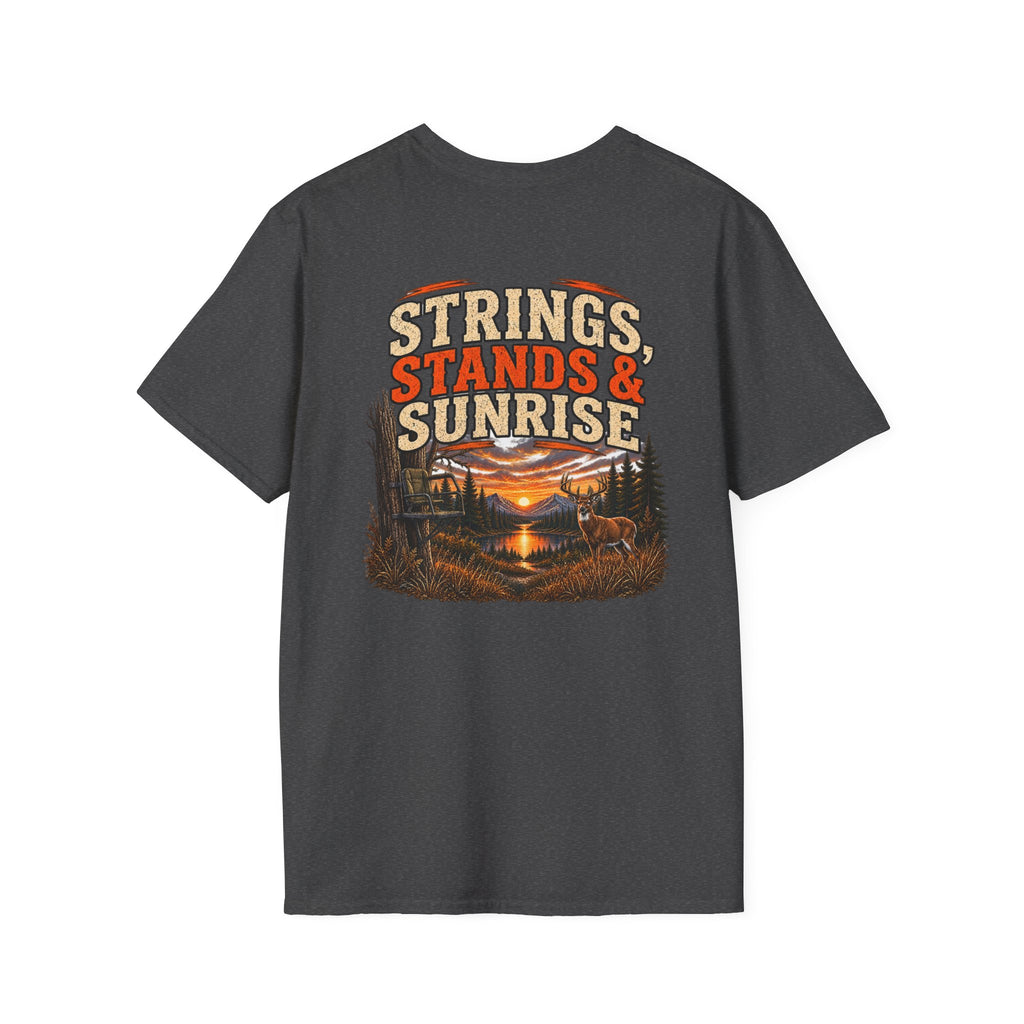 Rack & Ridge Deer Antler Logo T-Shirt — Outdoor Hunting Cabin Tee