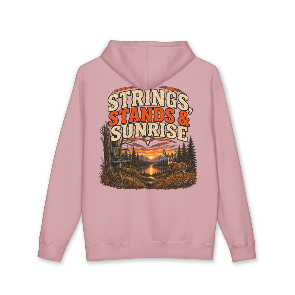 RACK & RIDGE Strings, Stands & Sunrise Adult Unisex Hoodie
