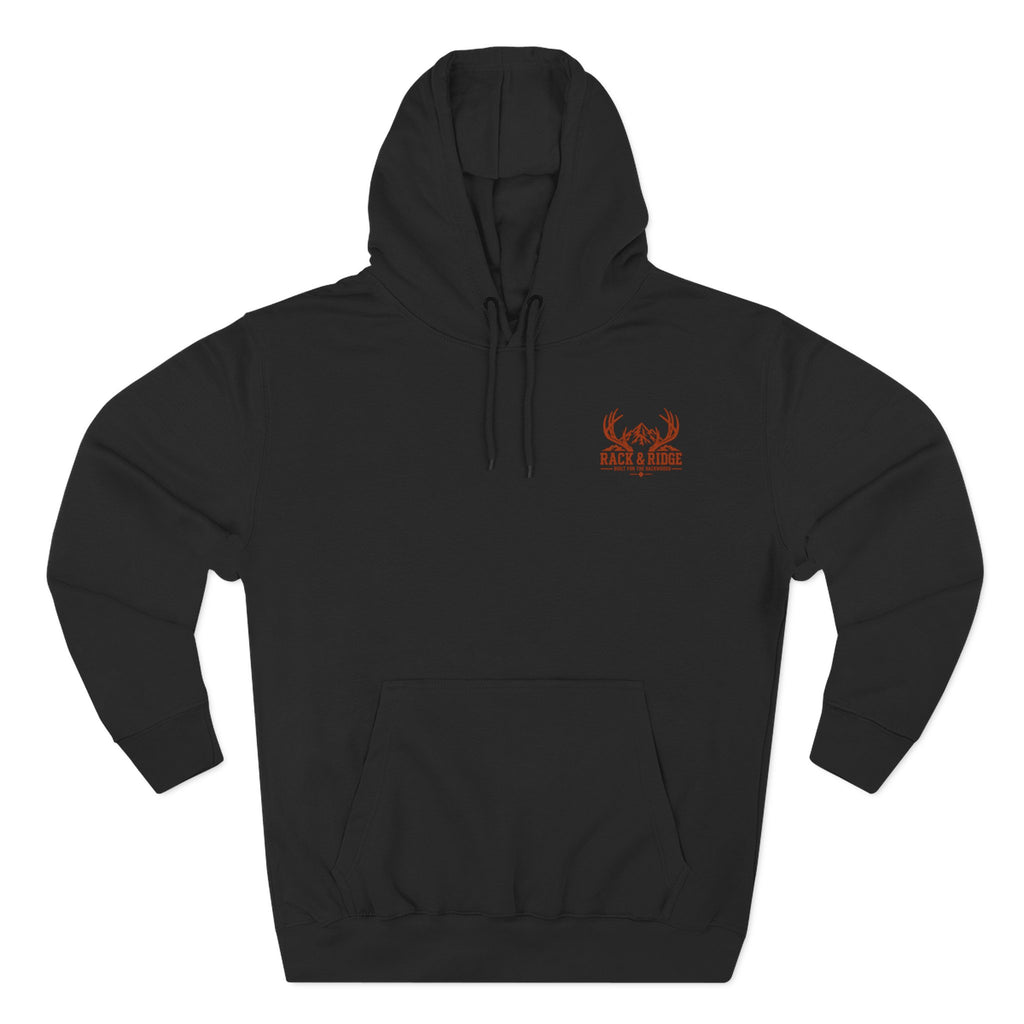 Hunting Hoodie — "Boots, Bows & Bad Decisions" Graphic Fleece Hoodie