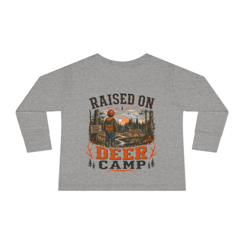 RACK & RIDGE Raised on Deer Camp Toddler Boys' Long-Sleeve Tee