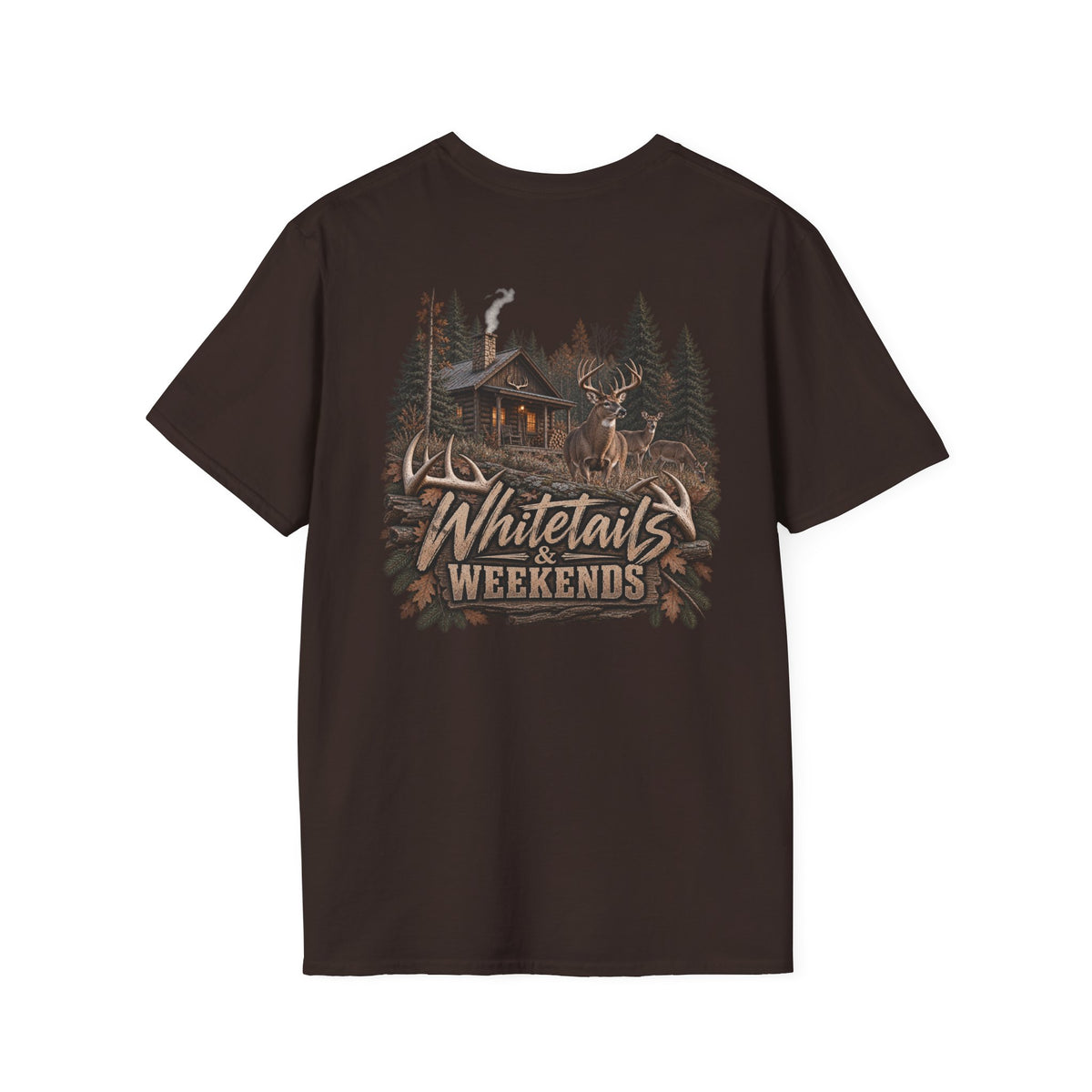 Rack & Ridge Campfire Graphic T-Shirt — Outdoor Hunting Logo Tee