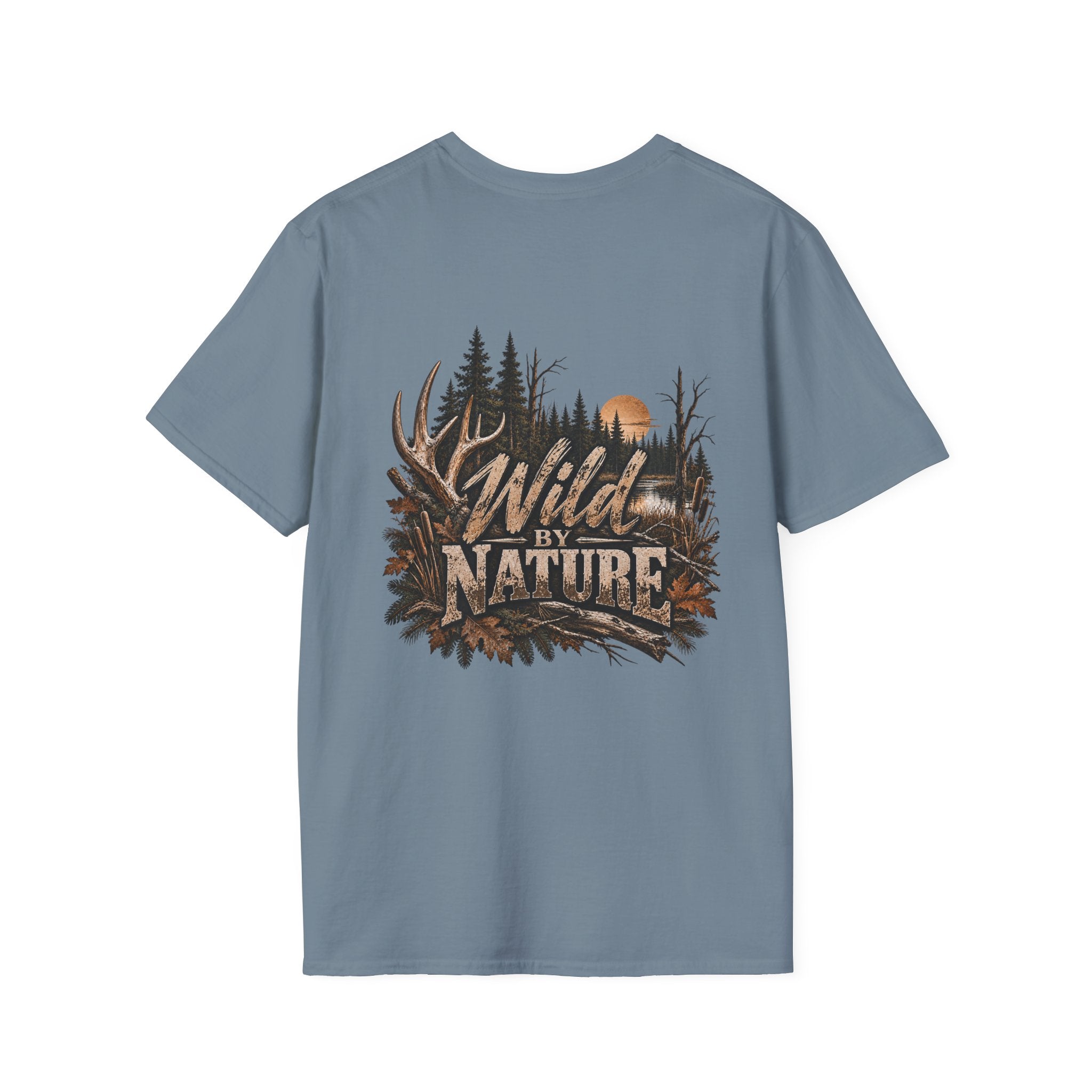 Rack & Ridge Hunting T‑Shirt — Mountain Antler Logo Tee