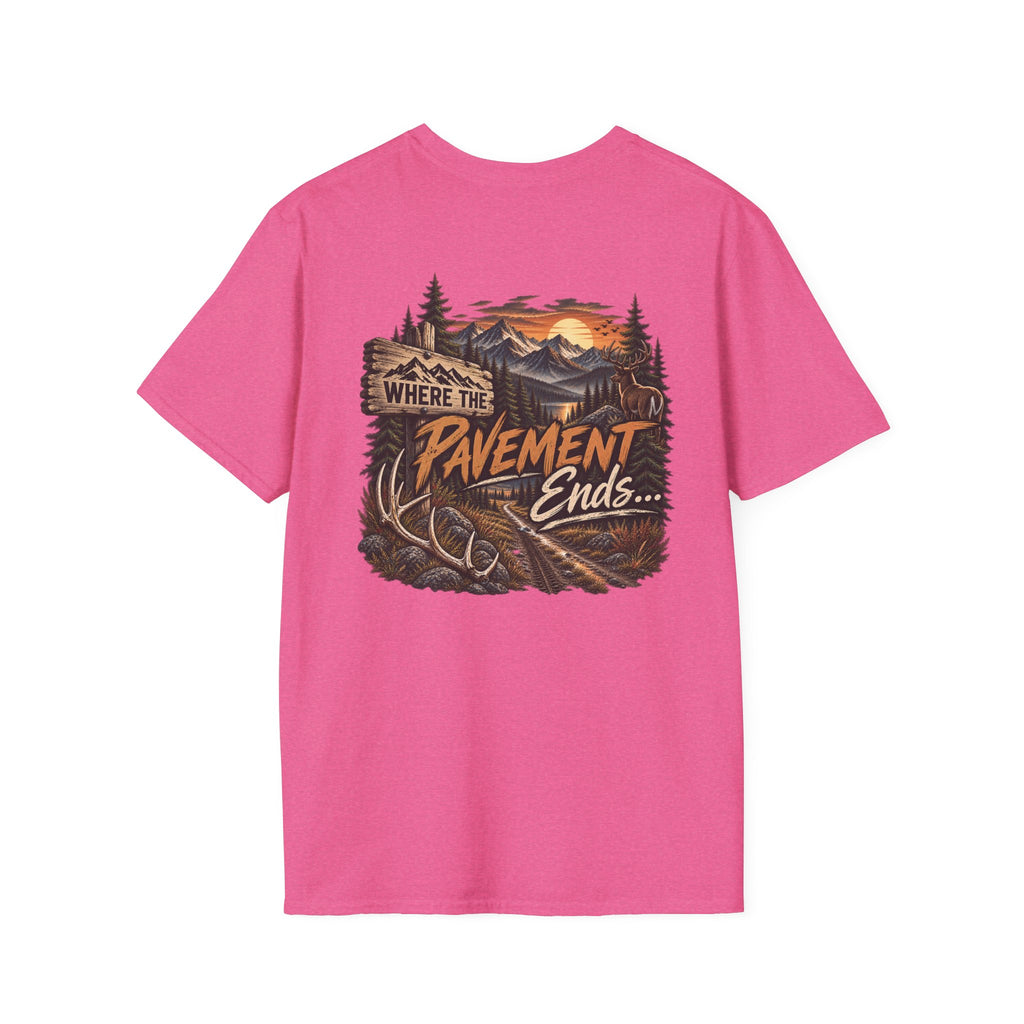 T-Shirt — 'Hike & Hike' Minimal Outdoor Logo Tee (Adventure, Nature Lover Gift)