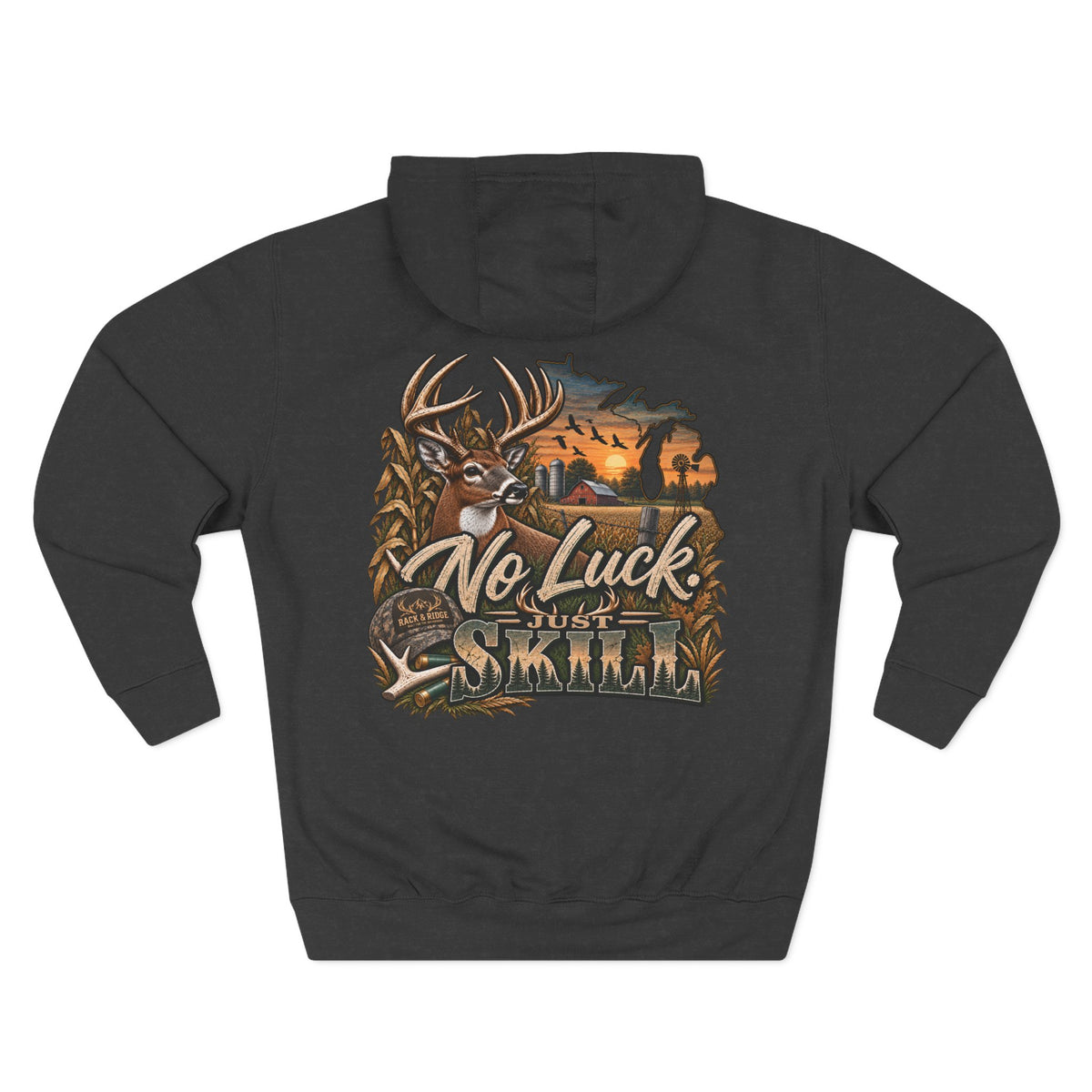 Rack & Ridge | No luck. Just skill Hoodie
