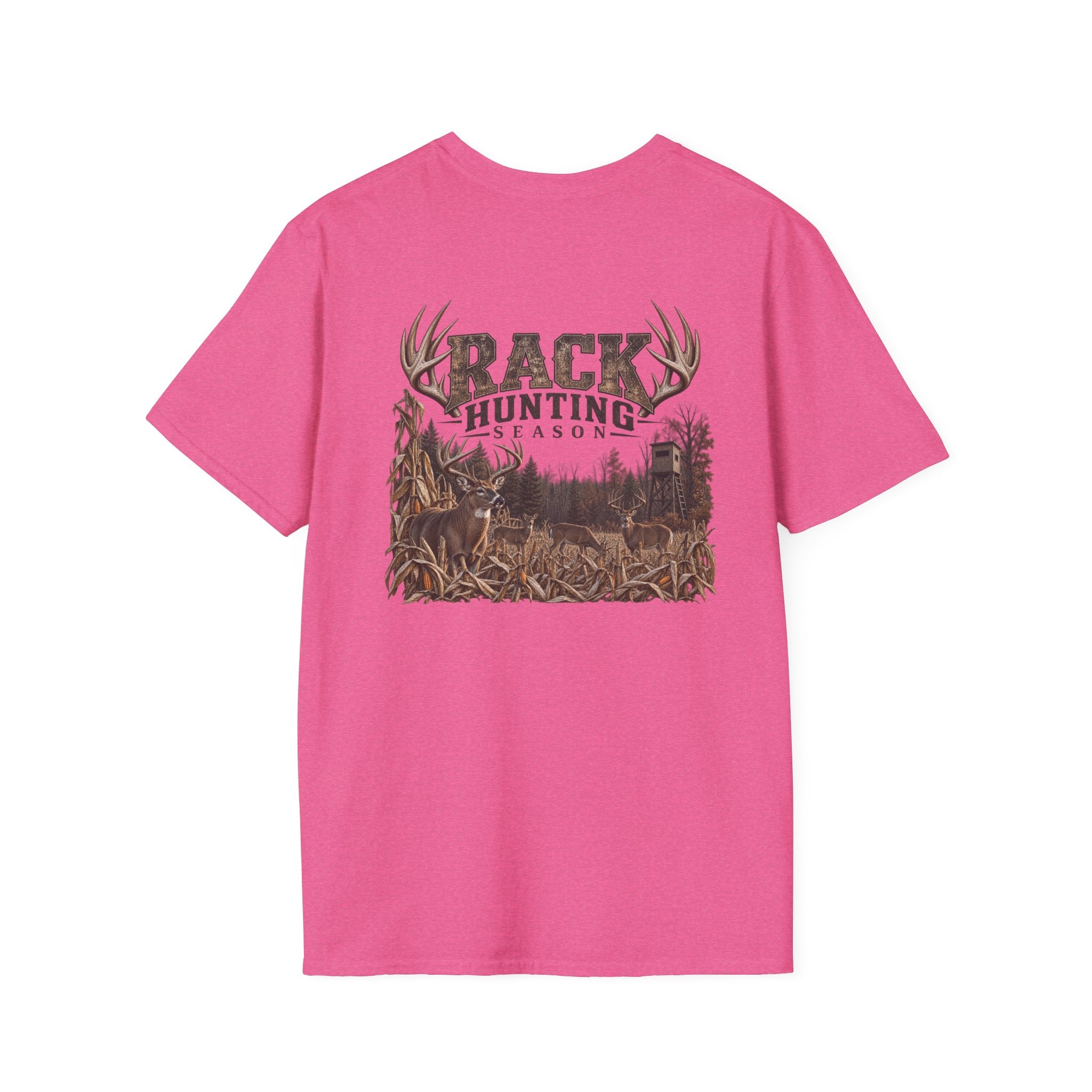 Rack & Ridge Deer Antler Logo T-Shirt — Outdoor Hunting Graphic Tee