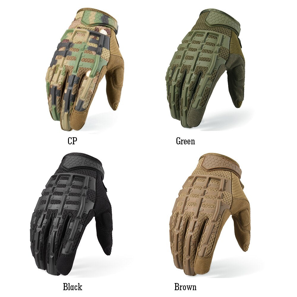 Men's Full Finger Gloves – Camo Gloves for Hiking & Shooting
