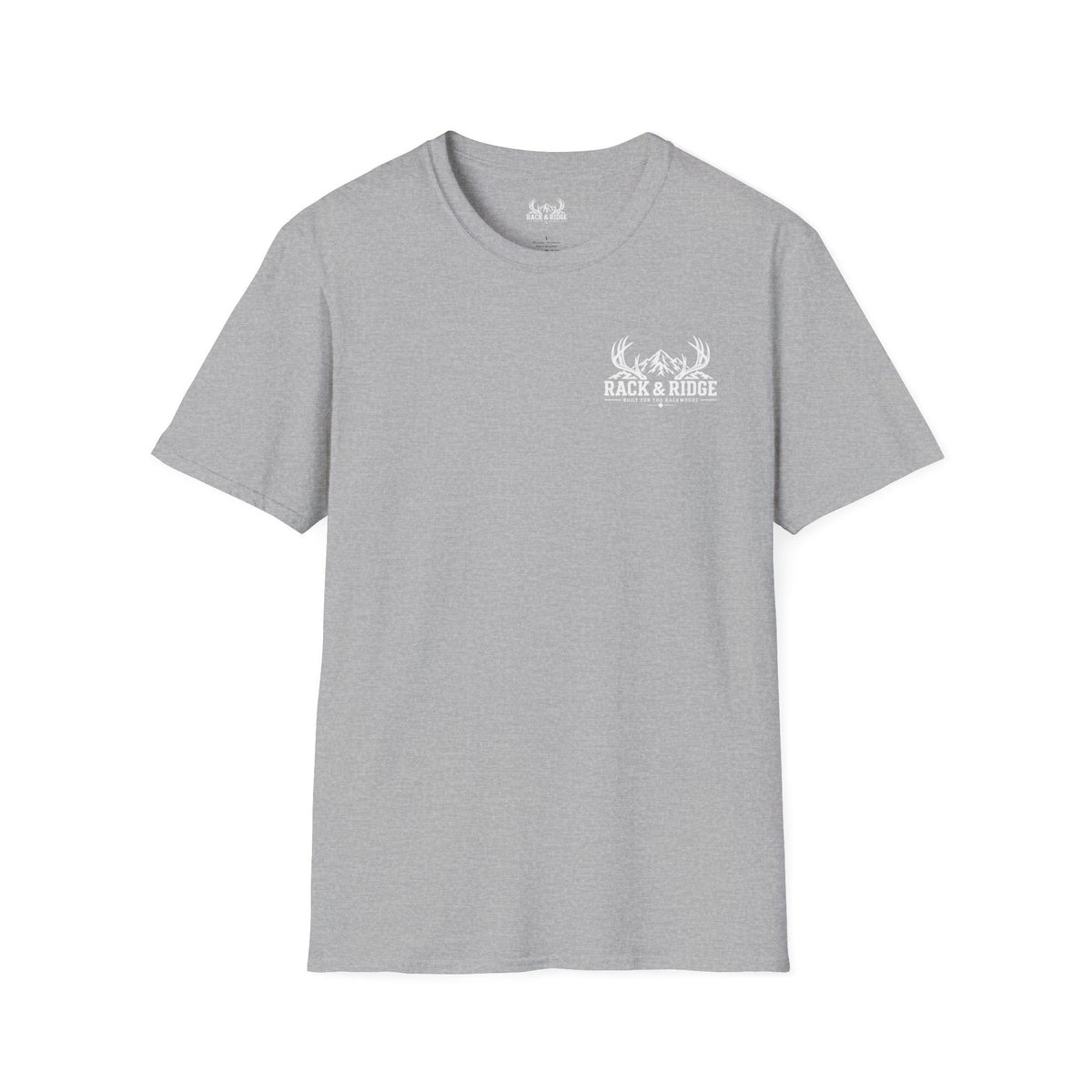 Rack & Ridge Campfire Graphic T-Shirt — Outdoor Hunting Logo Tee
