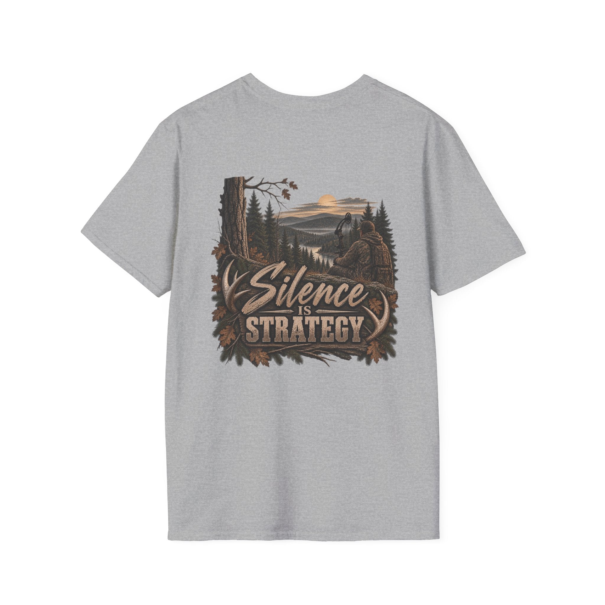 T-Shirt — Rack & Ridge Hunting Logo Tee (Deer Antlers)