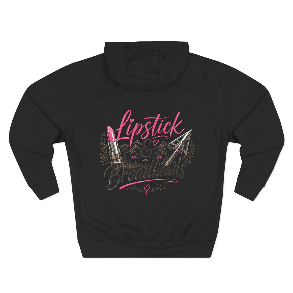RACK & RIDGE Lipstick & Broadheads Women's Hunting Fleece Hoodie