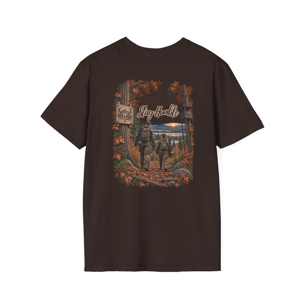 Rack & Ridge Antler Logo T-Shirt — Casual Outdoor Hunting Tee