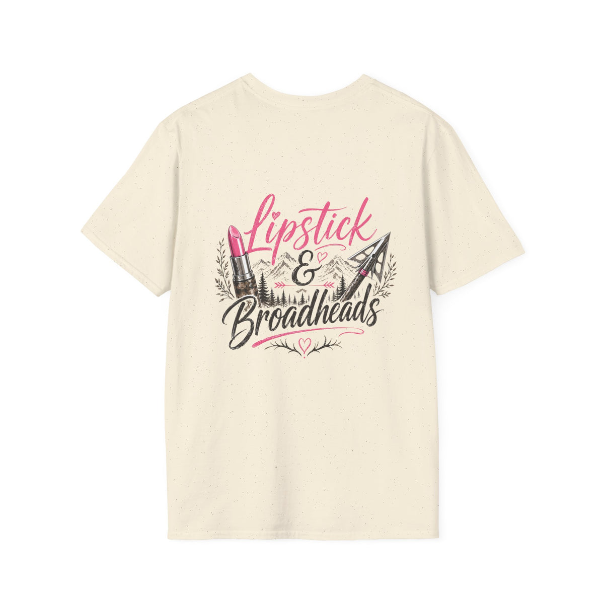 RACK & RIDGE Women's Lipstick & Broadheads Pink Antler Tee