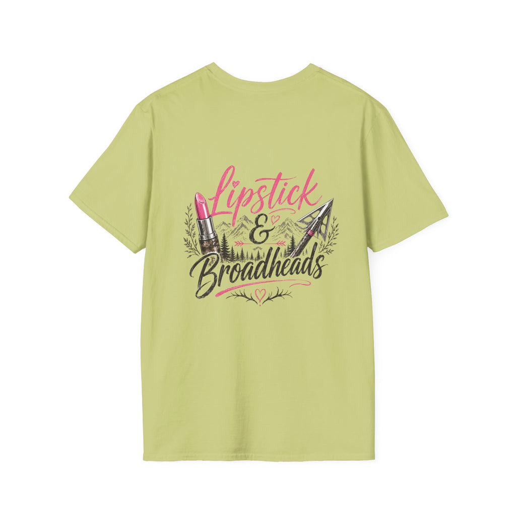 RACK & RIDGE Women's Lipstick & Broadheads Pink Antler Tee