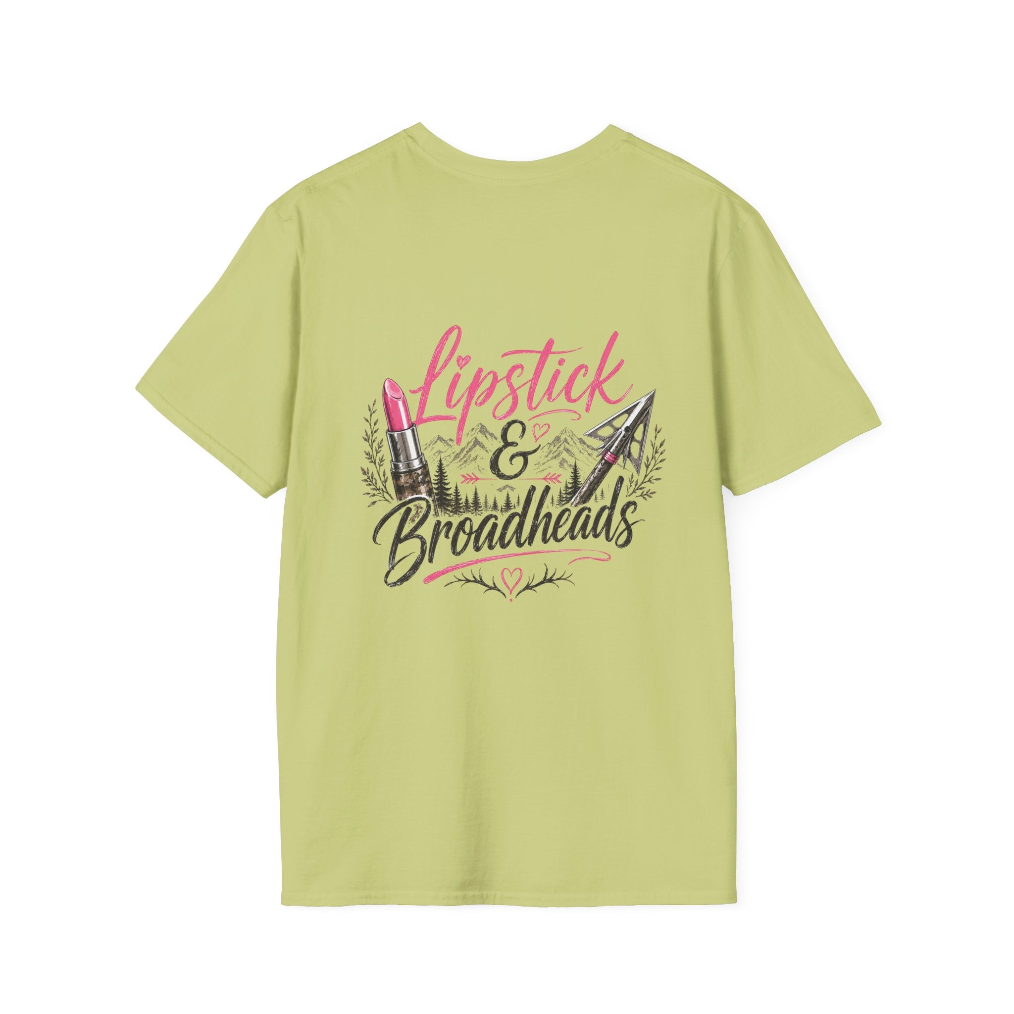 RACK & RIDGE Women's Lipstick & Broadheads Pink Antler Tee