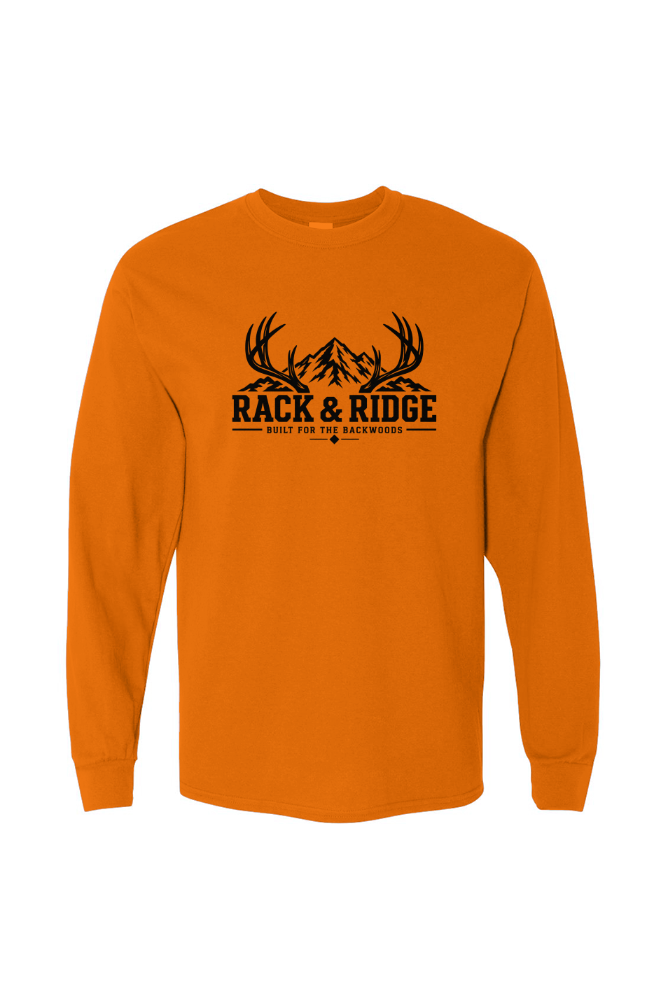ORANGE Gildan Long Sleeve Tee NEW