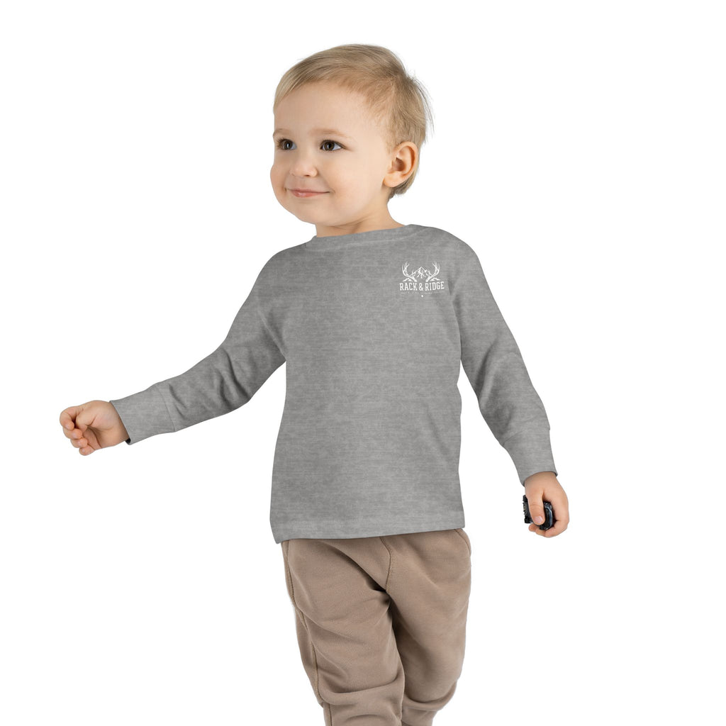 RACK & RIDGE Raised on Deer Camp Toddler Boys' Long-Sleeve Tee