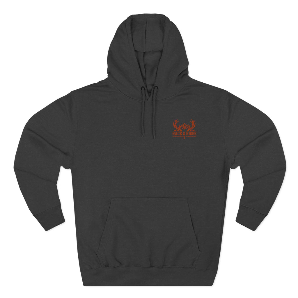 One Arrow One Chance Deer Hoodie — Hunting Graphic Fleece Hoodie
