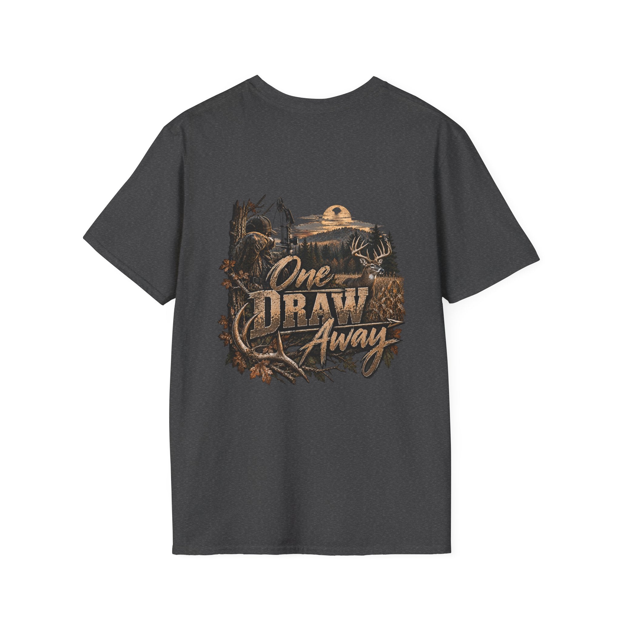 Rack & Ridge Hunting Logo T-Shirt — Deer Antler Outdoors Tee
