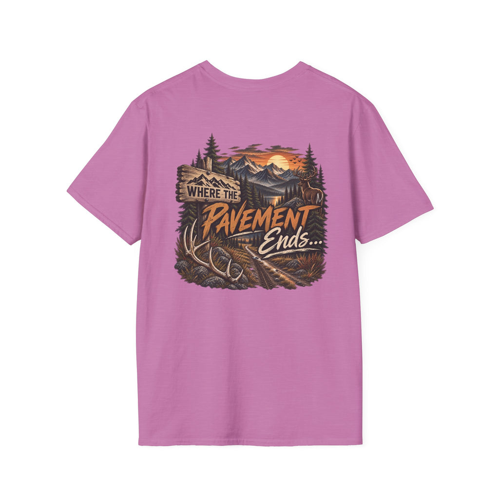 T-Shirt — 'Hike & Hike' Minimal Outdoor Logo Tee (Adventure, Nature Lover Gift)