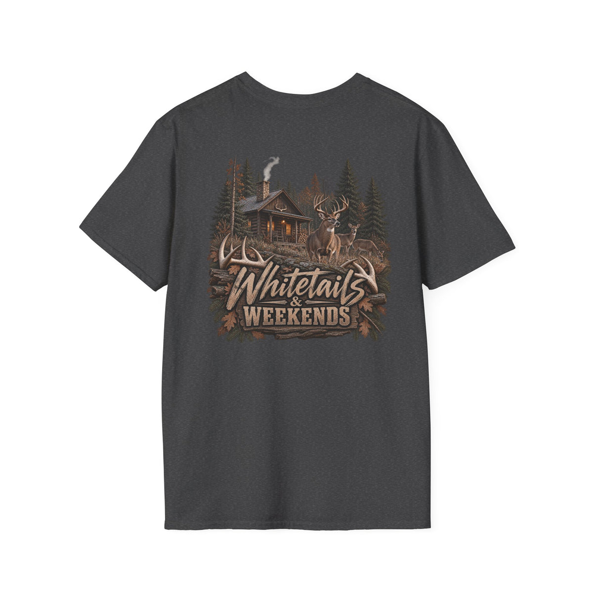 Rack & Ridge Campfire Graphic T-Shirt — Outdoor Hunting Logo Tee