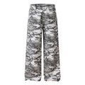 Men's Wide Leg Camo Pants – Loose Fit Gray Camouflage Cotton Trousers
