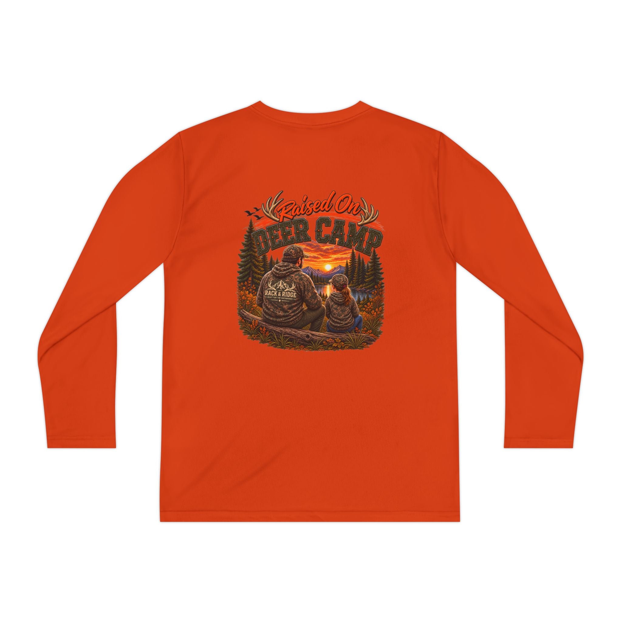 RACK & RIDGE Sunset Bear Camp Youth Girls' Long-Sleeve Tee