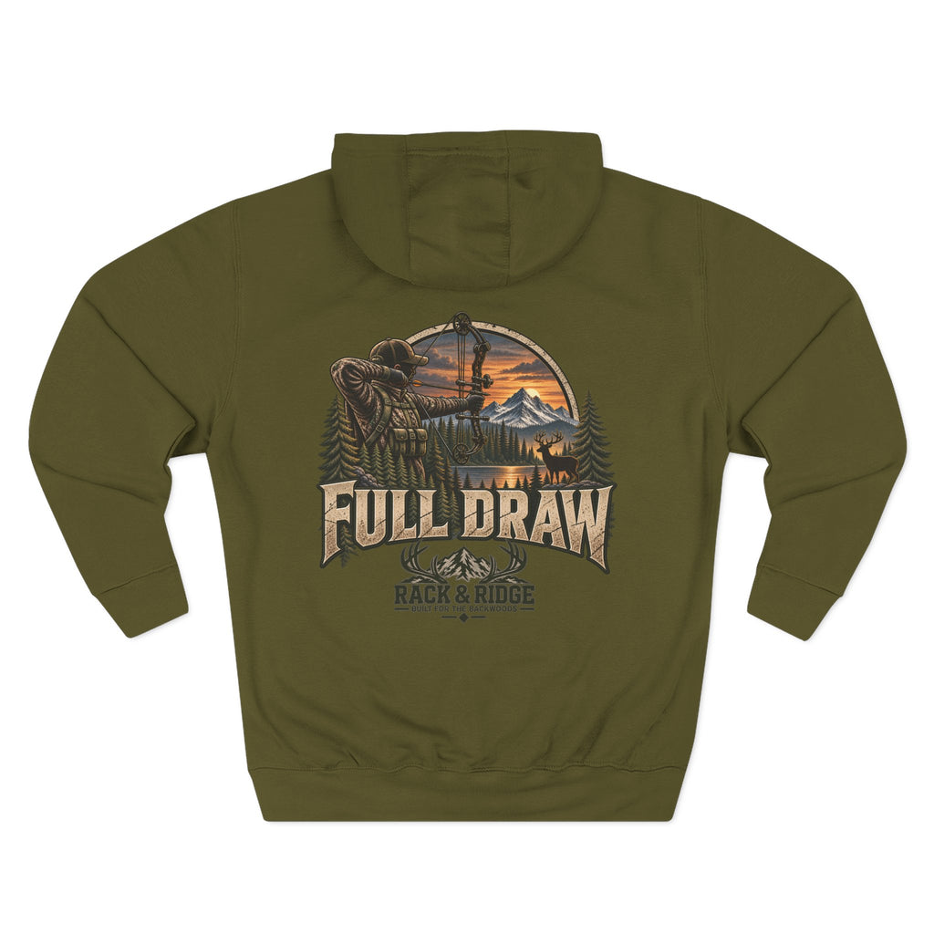 Full Draw Hunting Hoodie — Rack & Ridge Fleece Pullover