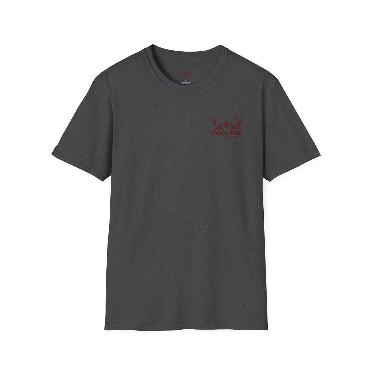Rack & Ridge Antler Logo T-Shirt — Casual Outdoor Graphic Tee