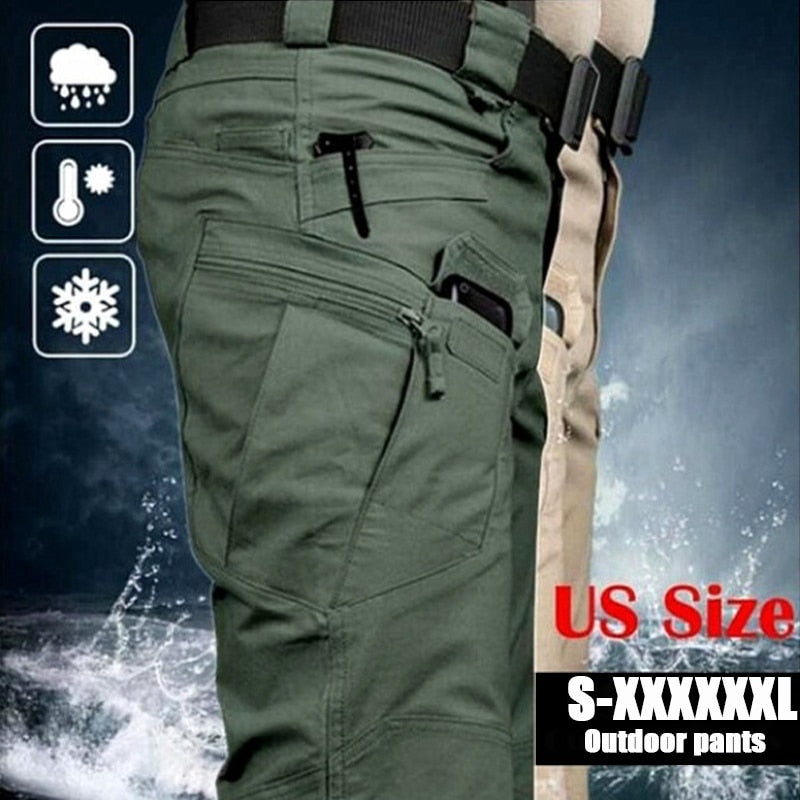 Men's Tactical Hiking Pants – Waterproof, Breathable & Multi-Pocket Cargo Trousers