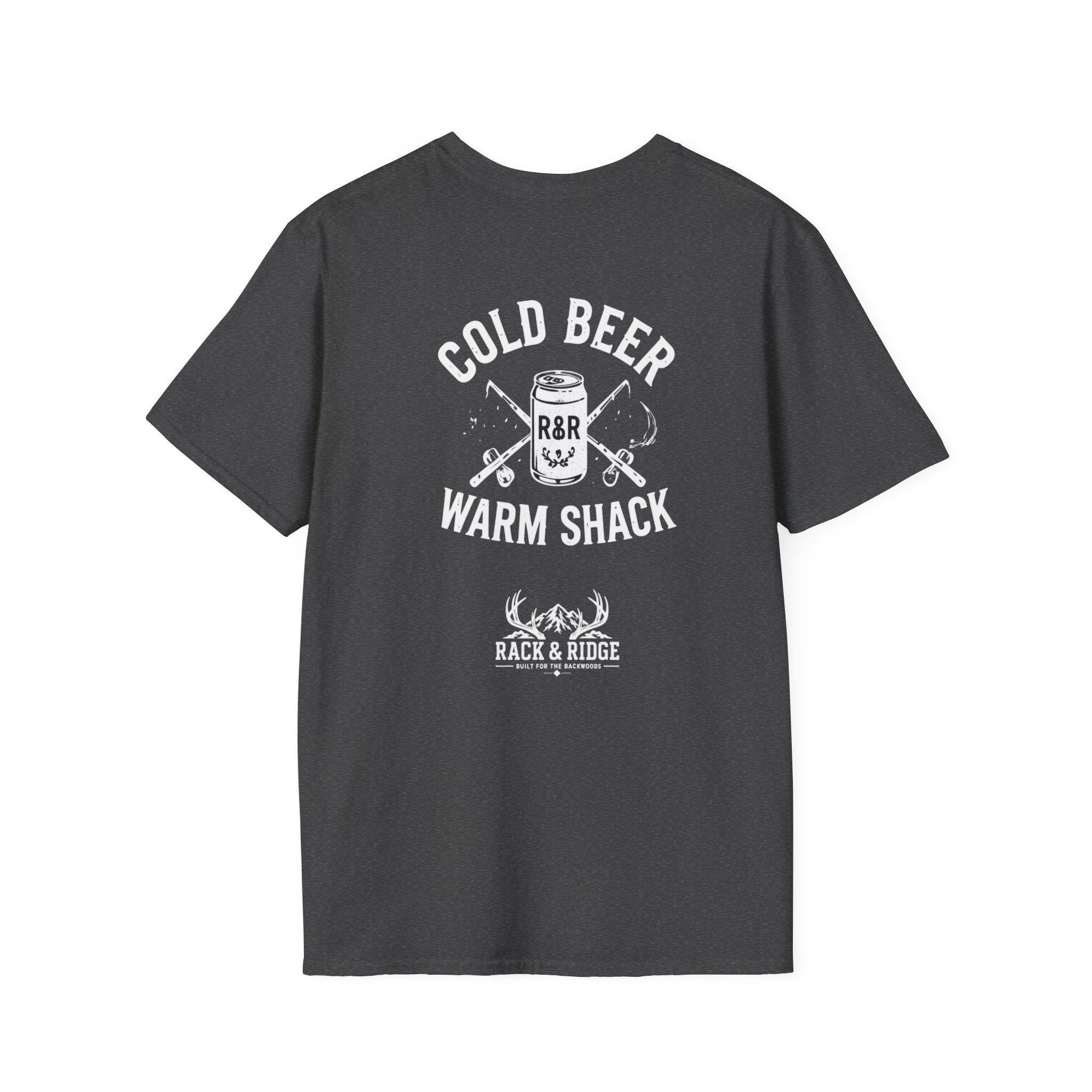 Cold Beer. Warm Shack.| Rack & Ridge T-Shirt