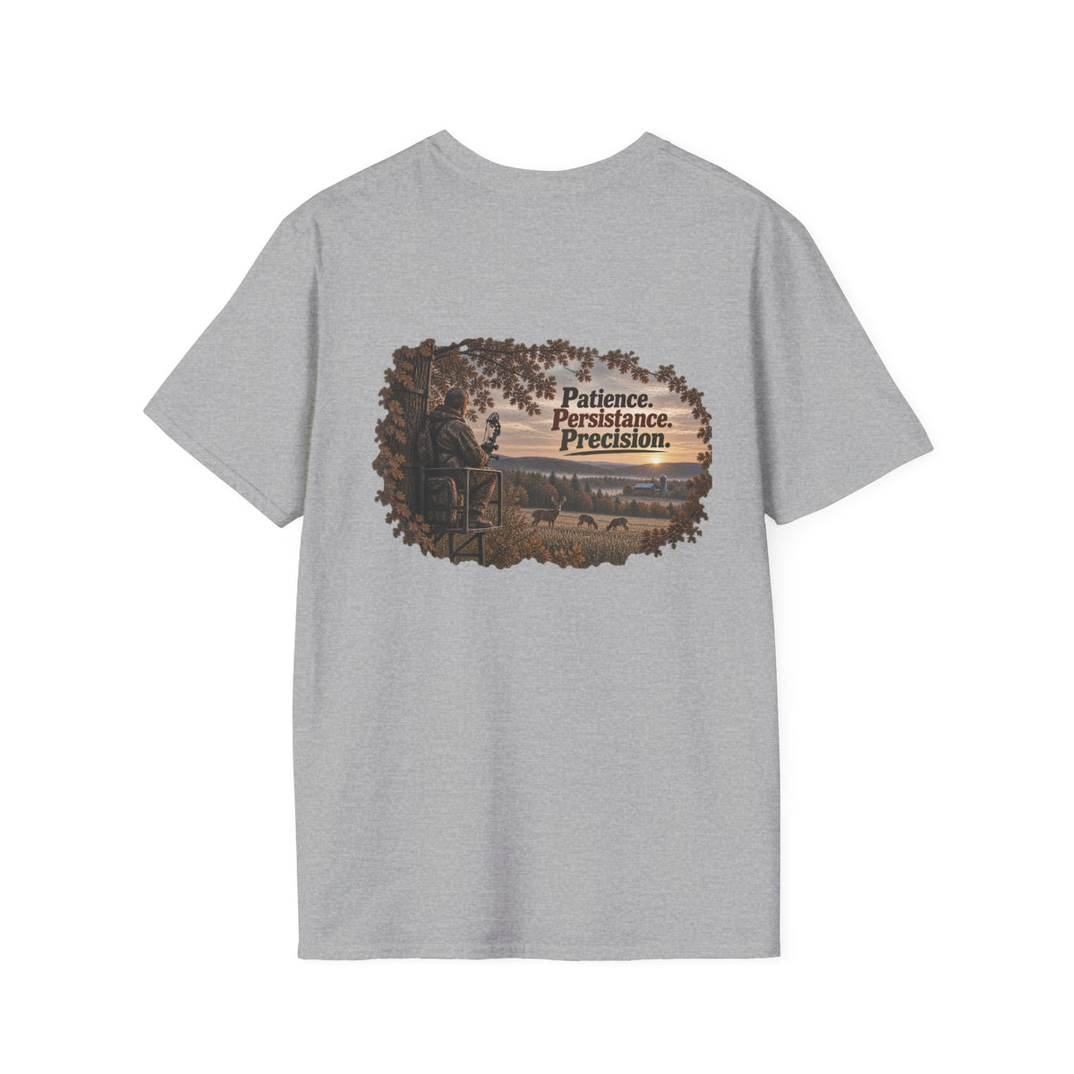 Rack & Ridge Antler Logo T-Shirt — Casual Outdoor Graphic Tee