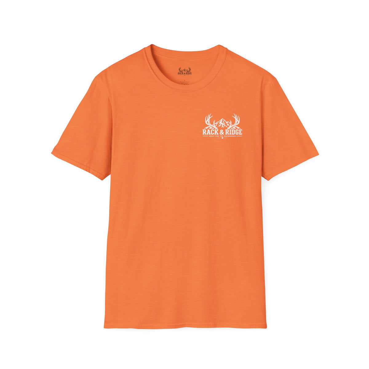 Rack & Ridge Hunting T‑Shirt — Mountain Antler Logo Tee