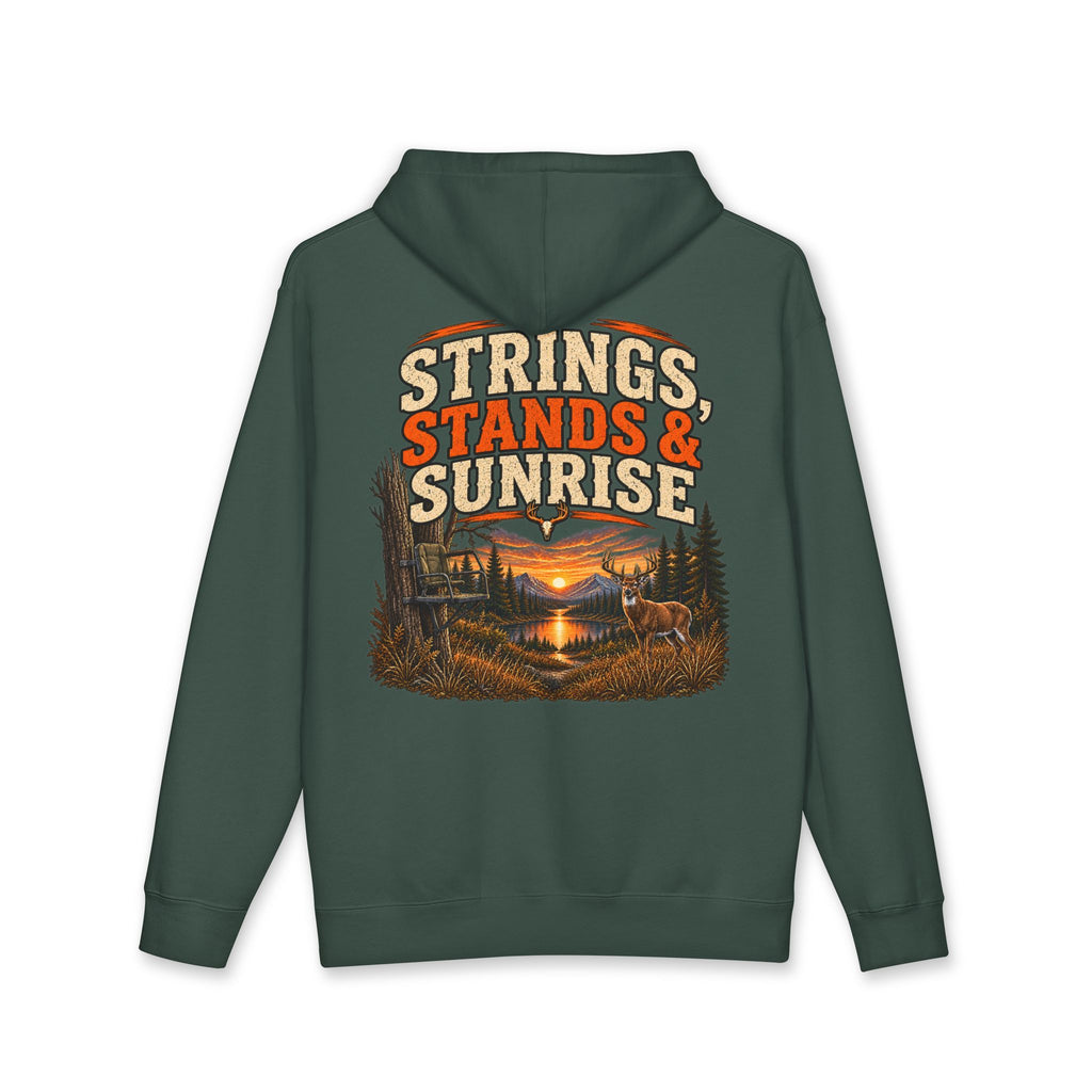 RACK & RIDGE Strings, Stands & Sunrise Adult Unisex Hoodie