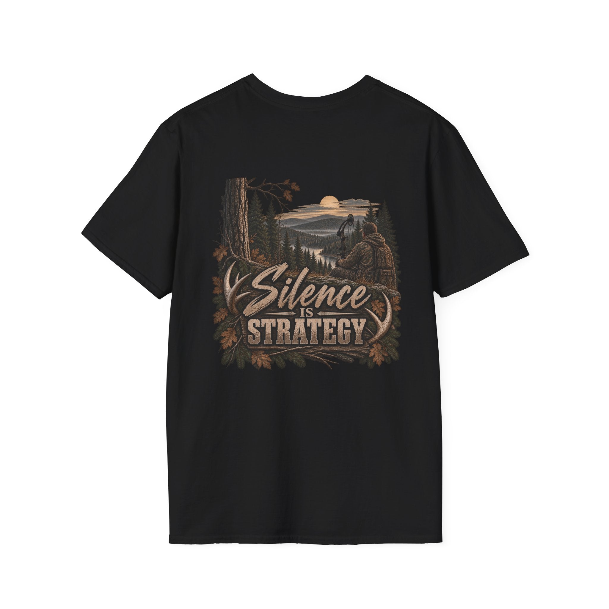 T-Shirt — Rack & Ridge Hunting Logo Tee (Deer Antlers)