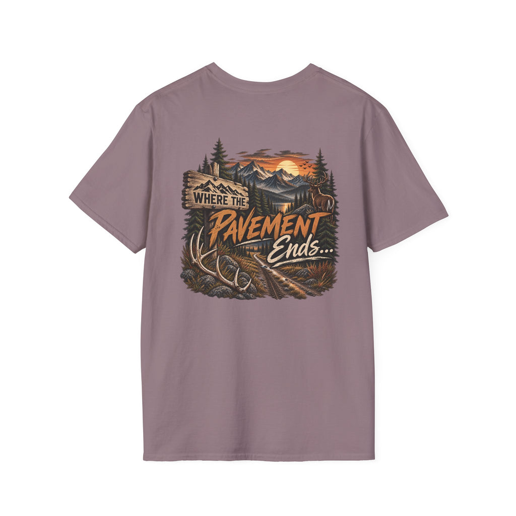T-Shirt — 'Hike & Hike' Minimal Outdoor Logo Tee (Adventure, Nature Lover Gift)