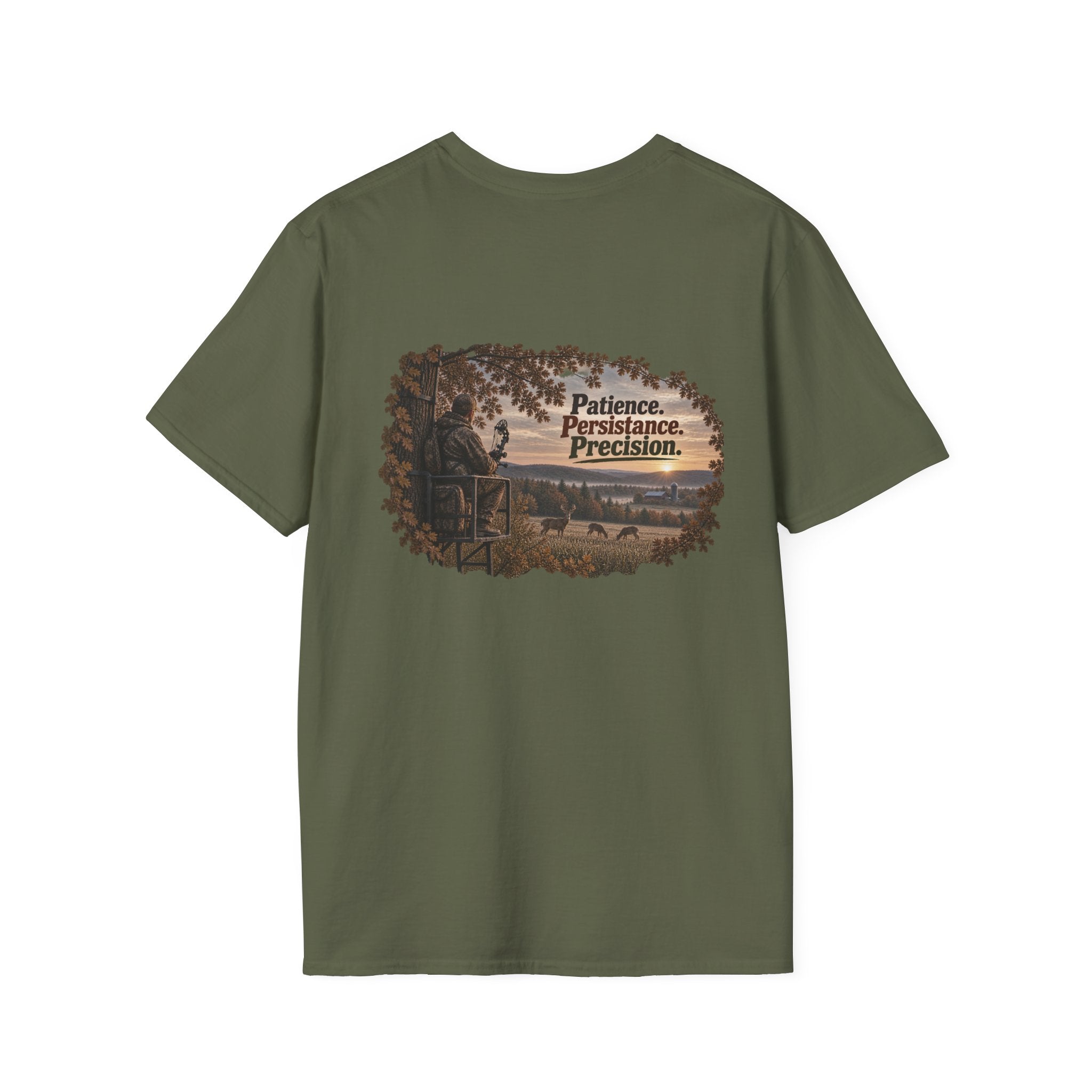 Rack & Ridge Antler Logo T-Shirt — Casual Outdoor Graphic Tee