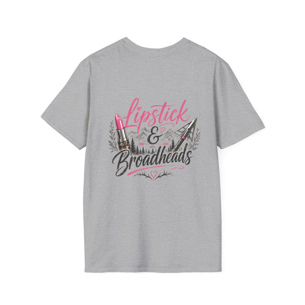 RACK & RIDGE Women's Lipstick & Broadheads Pink Antler Tee